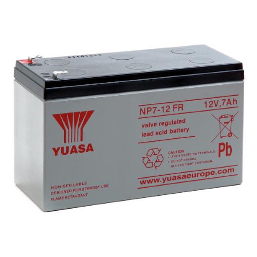 Batterie plomb AGM YUASA NP7-12FR 12V 7Ah F4.8 photo du produit 1 L