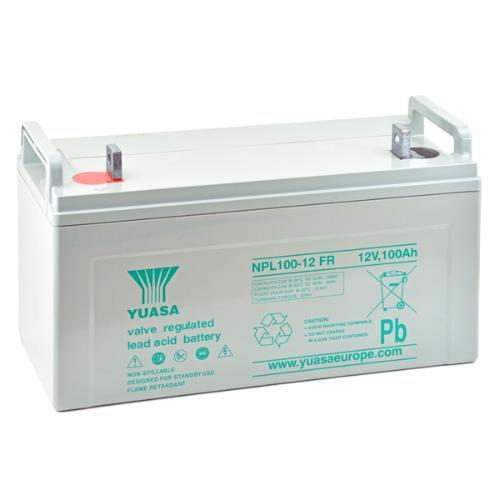 Batterie plomb AGM YUASA NPL100-12FR 12V 100Ah M10-M photo du produit 1 L