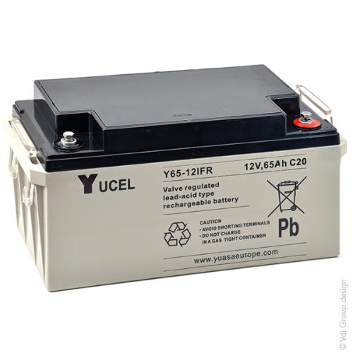 Batterie plomb AGM YUCEL Y65-12IFR 12V 65Ah M6-F photo du produit 1 L