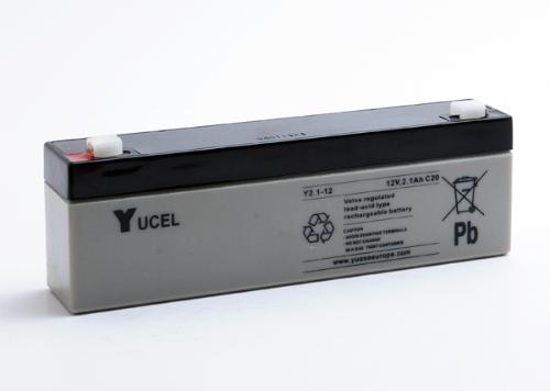 Batterie plomb AGM YUCEL Y2.1-12 12V 2.1Ah F4.8 photo du produit 1 L