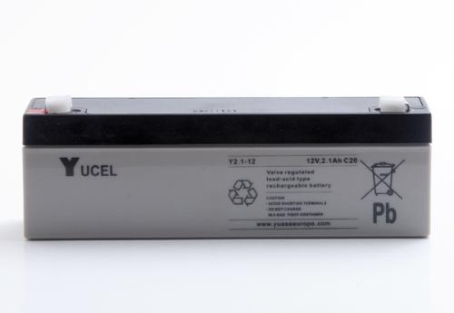 Batterie plomb AGM YUCEL Y2.1-12 12V 2.1Ah F4.8 photo du produit 3 L