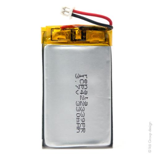 Batterie Li-Po 1S1P ICP422339PR + PCM UN38.3 3.7V 330mAh Molex photo du produit 1 L