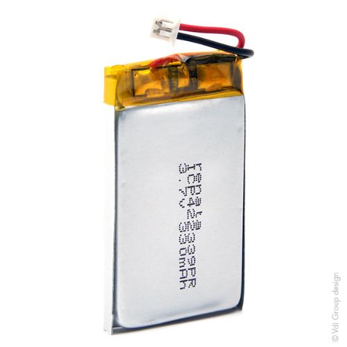Batterie Li-Po 1S1P ICP422339PR + PCM UN38.3 3.7V 330mAh Molex photo du produit 2 L
