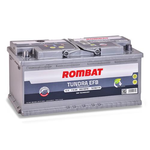 Batterie voiture Rombat Tundra EFB TEFB6110 12V 110Ah 950A photo du produit 1 L