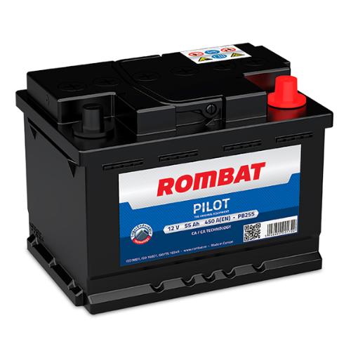 Batterie voiture Rombat Pilot PB255 12V 55Ah 450A photo du produit 1 L