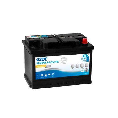 Batterie plomb etanche gel EXIDE Equipment GEL ES650 (650Wh) 12V 56Ah Auto photo du produit 1 L