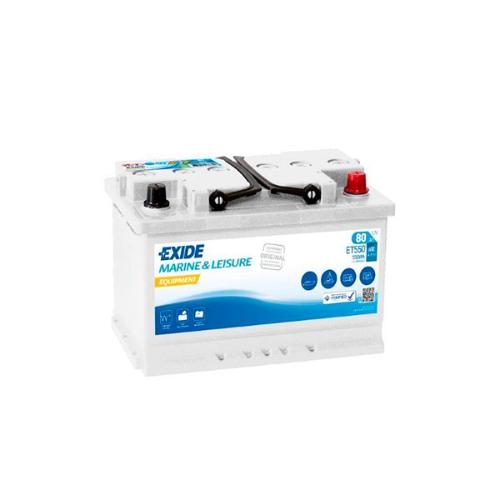 Batterie bateau EXIDE Equipment ET550 (550Wh) 12V 80Ah Auto photo du produit 1 L