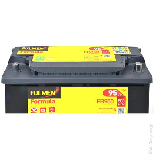 Batterie voiture FULMEN Formula FB950 12V 95Ah 800A photo du produit 2 L