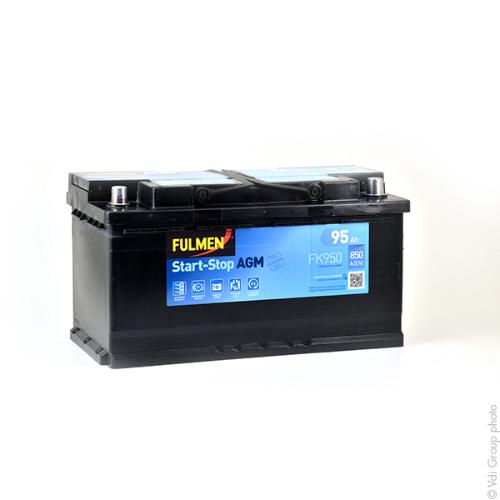 Batterie voiture FULMEN Start-Stop AGM FK950 12V 95Ah 850A photo du produit 1 L