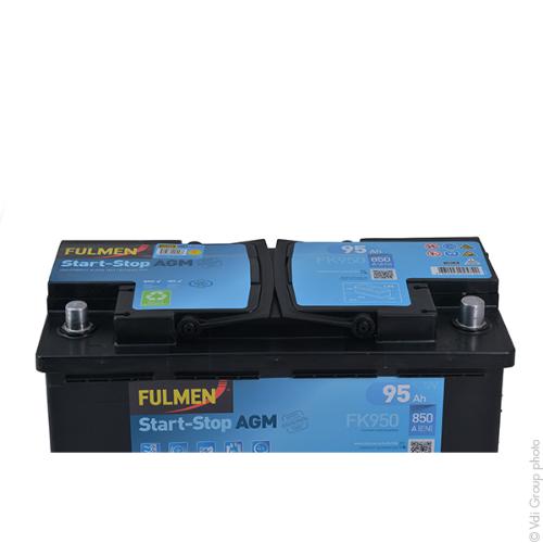 Batterie voiture FULMEN Start-Stop AGM FK950 12V 95Ah 850A photo du produit 3 L
