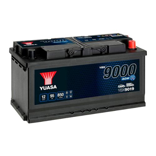 Batterie voiture Yuasa Start-Stop AGM YBX9019 12V 95Ah 850A photo du produit 1 L