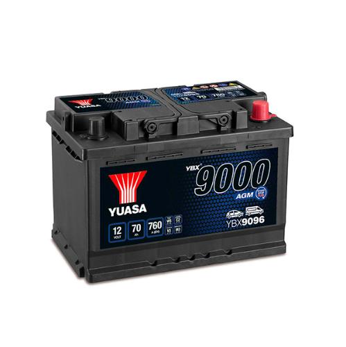 Batterie voiture Start-Stop AGM YBX9096 12V 70Ah 760A photo du produit 1 L