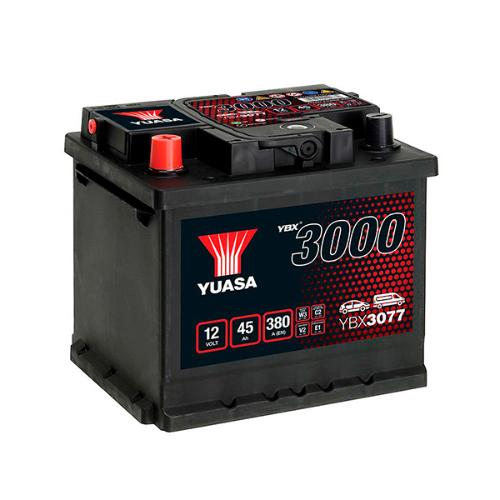 Batterie voiture Yuasa YBX3077 12V 45Ah 380A photo du produit 1 L