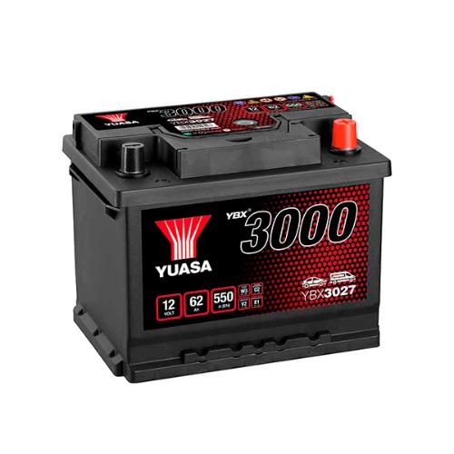 Batterie voiture Yuasa YBX3027 12V 62Ah 550A photo du produit 1 L