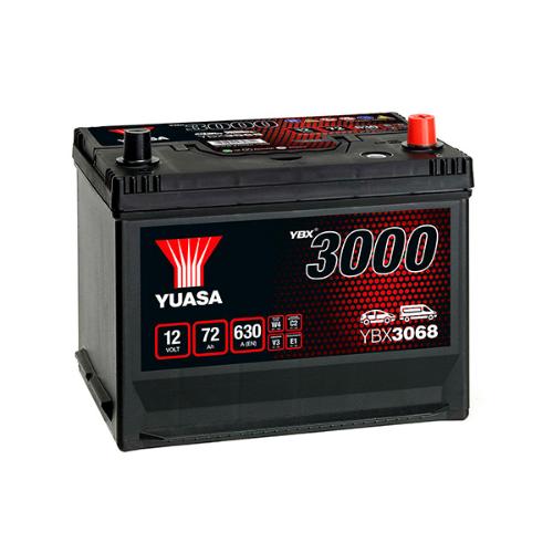 Batterie voiture Yuasa YBX3068 12V 72Ah 630A photo du produit 1 L