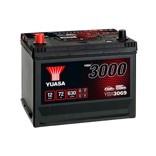 Batterie voiture Yuasa YBX3069 12V 72Ah 630A product photo 1 L