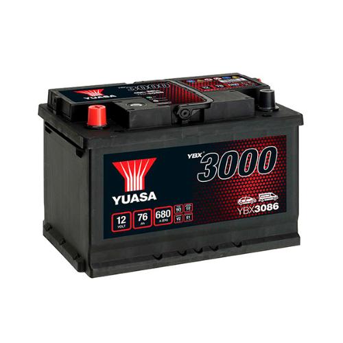 Batterie voiture Yuasa YBX3086 12V 76Ah 680A photo du produit 1 L