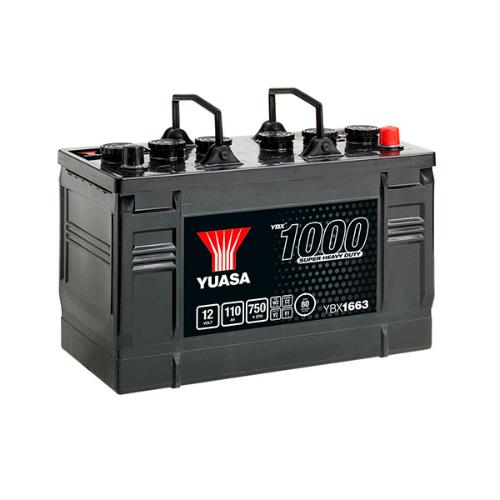 Batterie camion Yuasa YBX1663 12V 110Ah 750A photo du produit 1 L