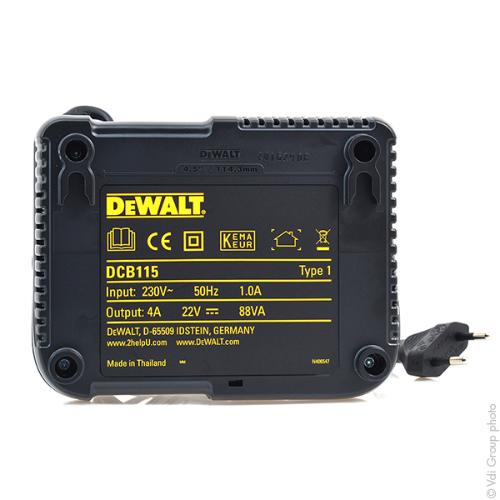 Chargeur Dewalt DCB115 10.8V - 18V Li-Ion photo du produit 5 L