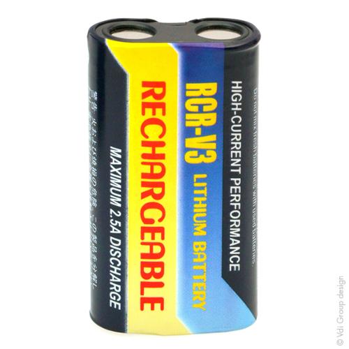 Batterie + Chargeur vidéo CR-V3 rechargeable photo du produit 2 L