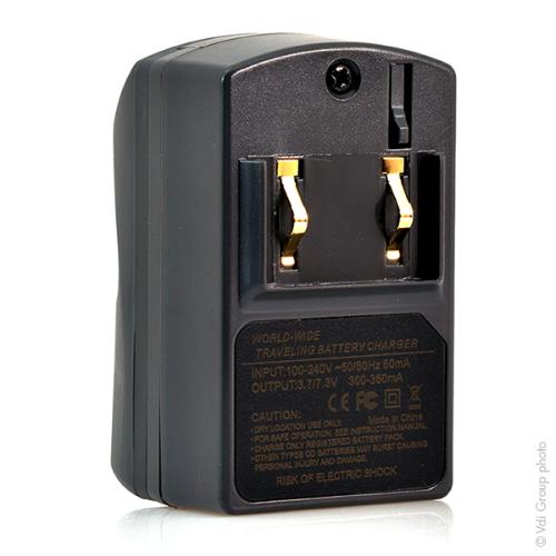 Chargeur pour 2 batteries CR123 (prise EU+UK) photo du produit 6 L