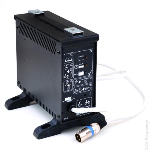 Chargeur plomb MK LS24/8 24V/8A 110-230V (Intelligent) - Connecteur XLR standard photo du produit 1 L