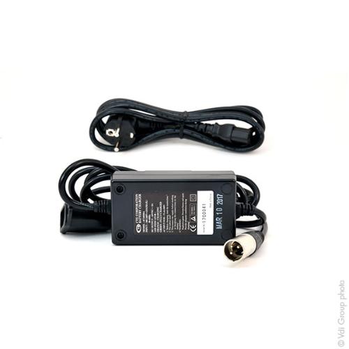 Chargeur plomb MK LS24/2 24V/2A 110-230V (Intelligent) - Connecteur XLR standard photo du produit 1 L
