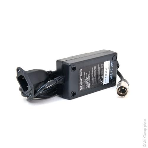 Chargeur plomb MK LS24/2 24V/2A 110-230V (Intelligent) - Connecteur XLR standard photo du produit 2 L