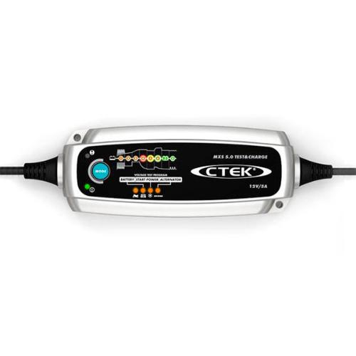 Chargeur plomb CTEK MXS 5.0 TEST & CHARGE 12V/5A 230V (Intelligent) photo du produit 1 L