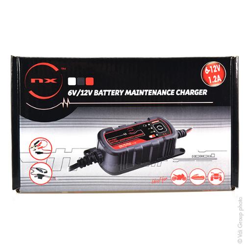 Chargeur plomb/Maintien de charge NX 6-12V/1.2A 100-240V (Intelligent) photo du produit 5 L