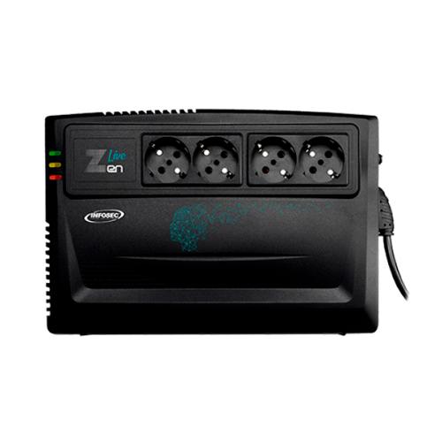 Onduleur INFOSEC Zen Live 800 (800 VA / 480 Watts) photo du produit 2 L