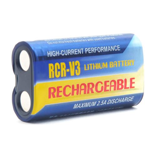Batterie appareil photo - caméra R-CRV3 rechargeable 3V 1100mAh photo du produit 3 L
