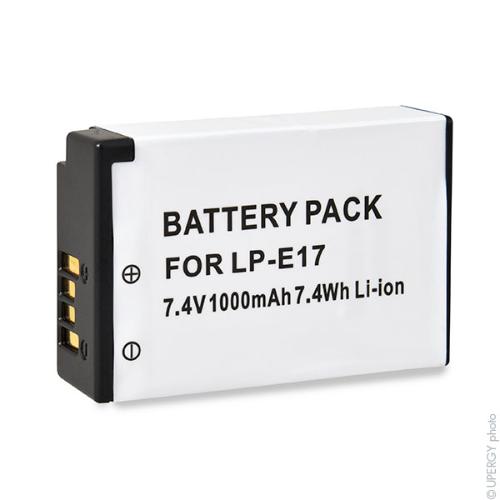 Batterie appareil photo - caméra LP-E17 7.4V 1000mAh photo du produit 1 L