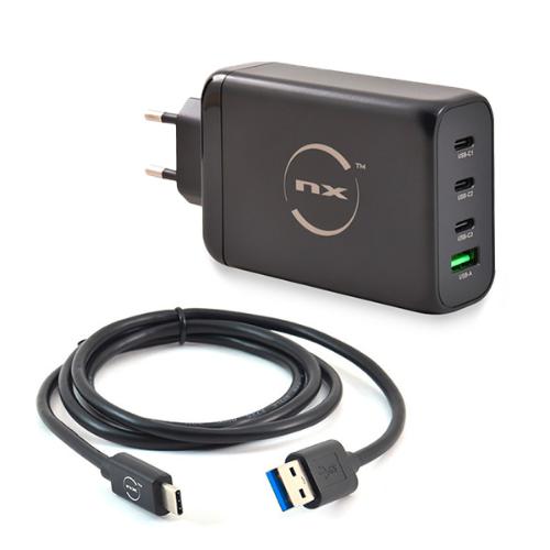 Adaptateur secteur EU 130W + Câble USB vers USB C photo du produit 1 L