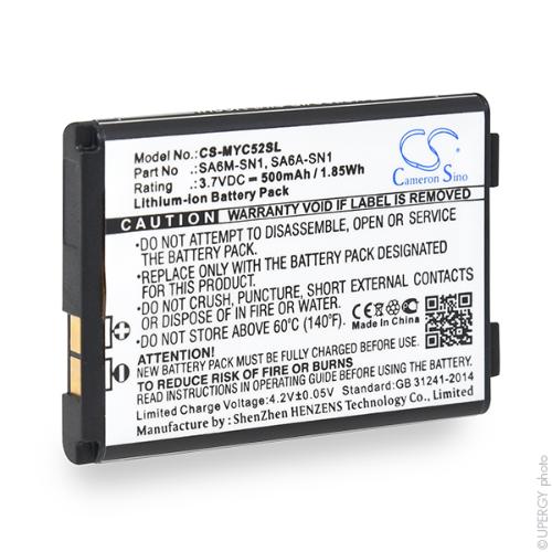 Batterie téléphone portable pour SwissCom 3.7V 500mAh photo du produit 1 L