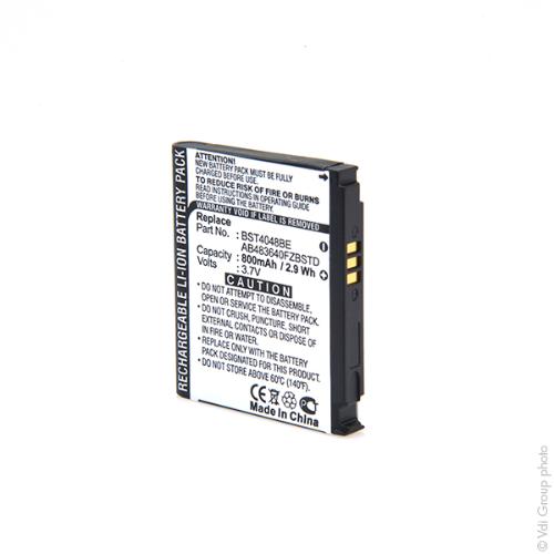 Batterie téléphone portable pour Samsung 3.7V 800mAh product photo 3 L