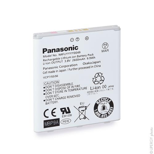 Batterie téléphone portable pour Panasonic 3.8V 2600mAh photo du produit 1 L