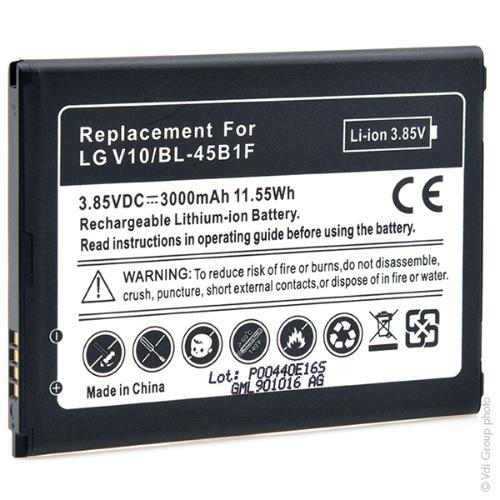 Batterie téléphone portable pour LG 3.85V 3000mAh photo du produit 3 L