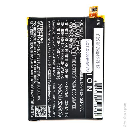 Batterie téléphone portable pour Sony 3.8V 2800mAh photo du produit 2 L
