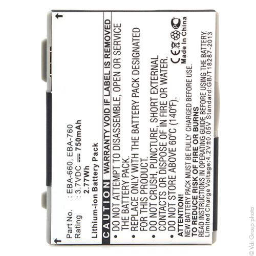 Batterie téléphone portable pour Siemens 3.7V 750mAh photo du produit 1 L