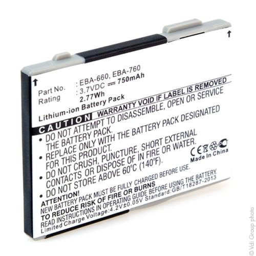 Batterie téléphone portable pour Siemens 3.7V 750mAh photo du produit 3 L