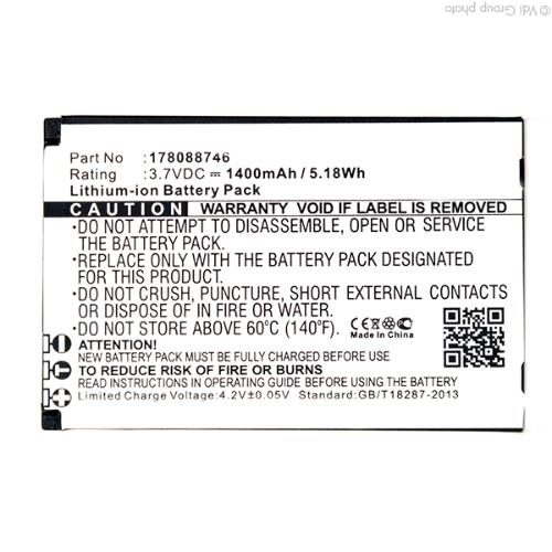 Batterie téléphone portable pour Mobiwire 3.7V 1400mAh photo du produit 1 L