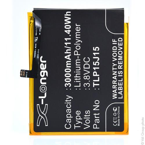 Batterie téléphone portable pour Wiko Fever / Fever 4G 3.8V 3000mAh photo du produit 1 L