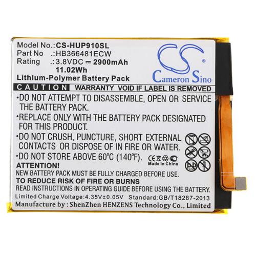 Batterie téléphone portable pour Huawei 3.8V 2900mAh photo du produit 5 L