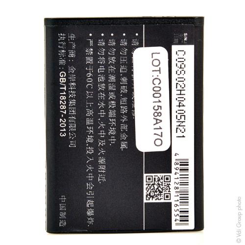Batterie téléphone portable pour Coolpad 3.7V 1150mAh photo du produit 2 L