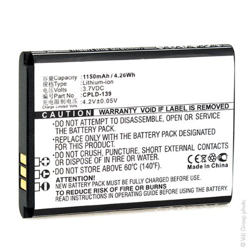 Batterie téléphone portable pour Coolpad 3.7V 1150mAh photo du produit 4 L