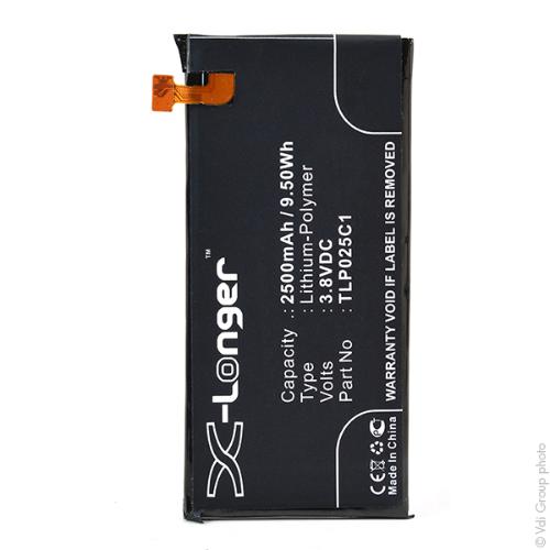 Batterie téléphone portable pour Alcatel 3.8V 2500mAh photo du produit 1 L