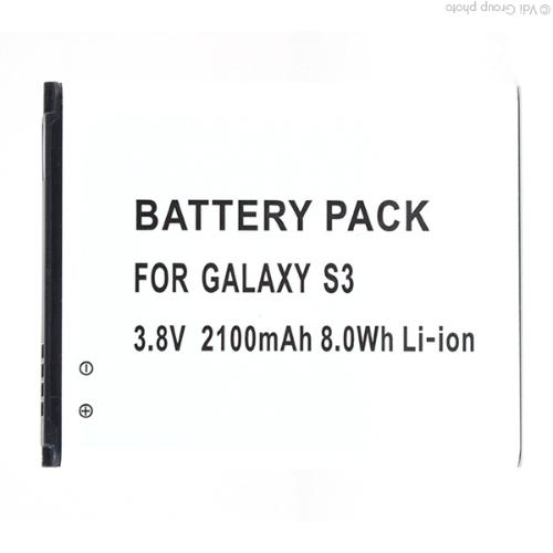 Batterie téléphone portable pour Samsung Galaxy S3 3.8V 2100mAh photo du produit 1 L