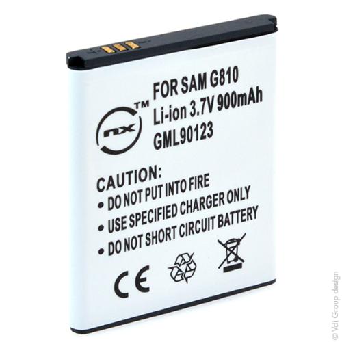 Batterie téléphone portable pour Samsung 3.7V 1000mAh photo du produit 2 L
