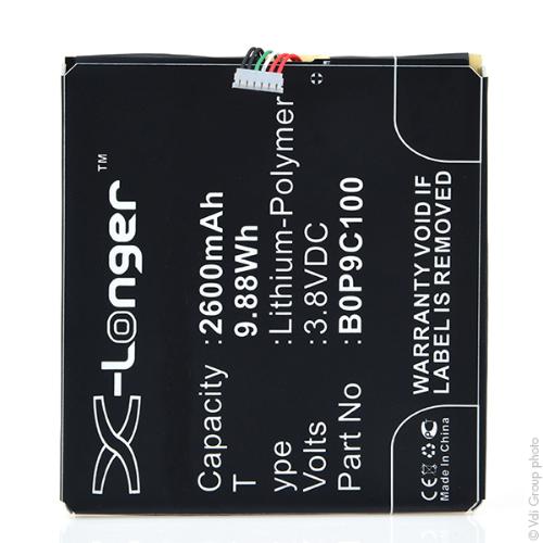 Batterie téléphone portable pour HTC 3.8V 2600mAh photo du produit 1 L